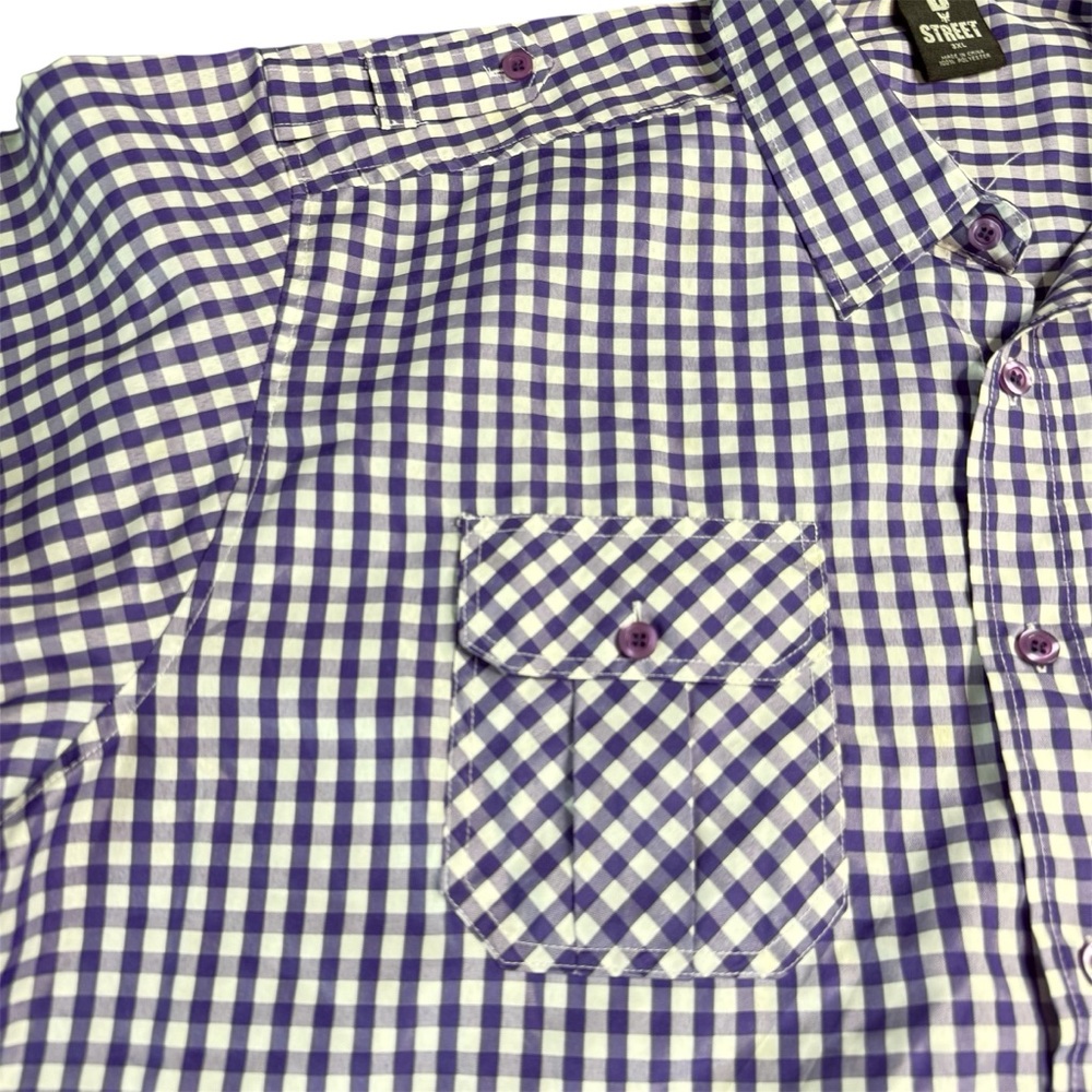 Lot of 2 Men's Short Sleeve, Button Down Shirts Size 3xl - Picture 4 of 15